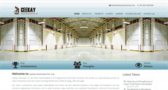 Desktop Screenshot of ceekayassociates.com